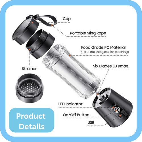 Portable Electric Fruit Juicer