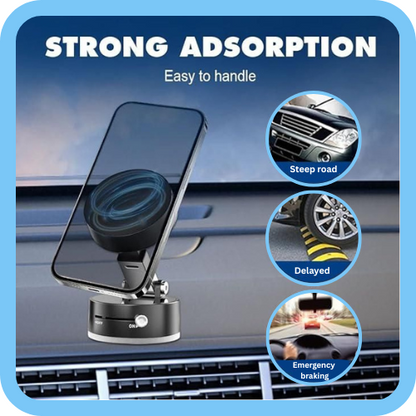 Vacuum Magnetic Suction Phone Holder